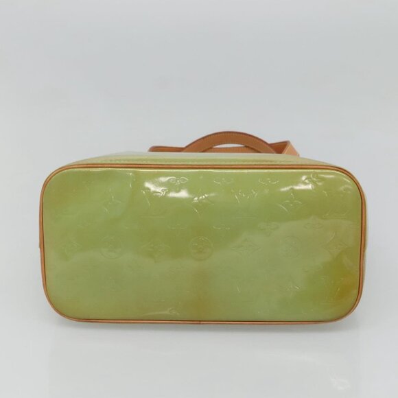 LOUIS VUITTON Monogram Vernis Houston Hand Bag Baby Blue M91005 LV Auth gh116 - Picture 6 of 16